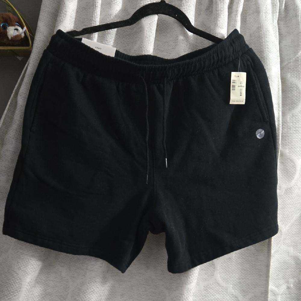Aeropostale Black Athletic Men's Shorts